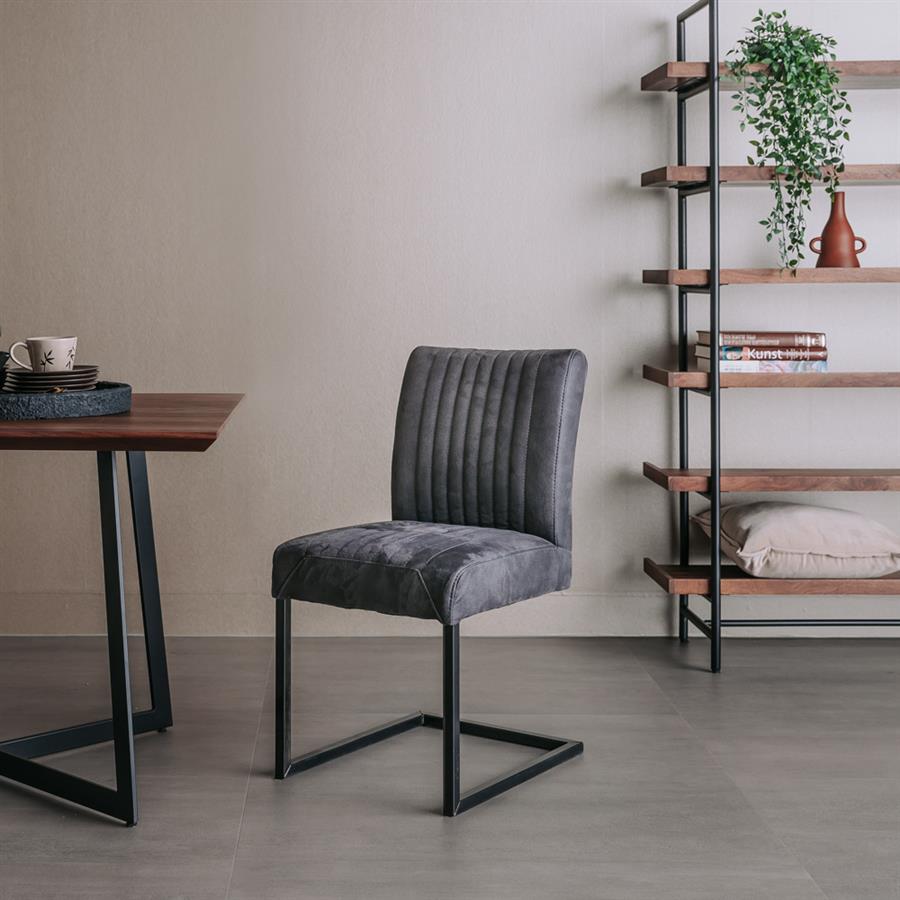 Tower Living Eetkamerstoel Ferro – Savannah Stof – Industrieel